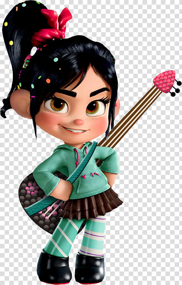 Vanellope, Vanellope & Guitar icon transparent background PNG clipart