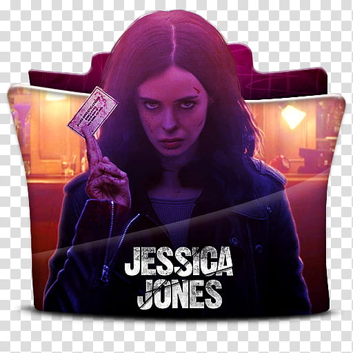 Jessica Jones v Folder Icon, Jessica Jones v transparent background PNG clipart