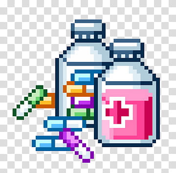 Pixel, medication bottle and tablet illustration transparent background PNG clipart