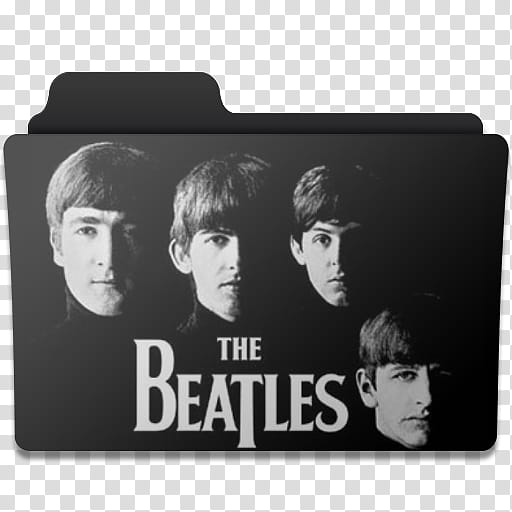 Music Folder , `The Beatles folder illustration transparent background PNG clipart