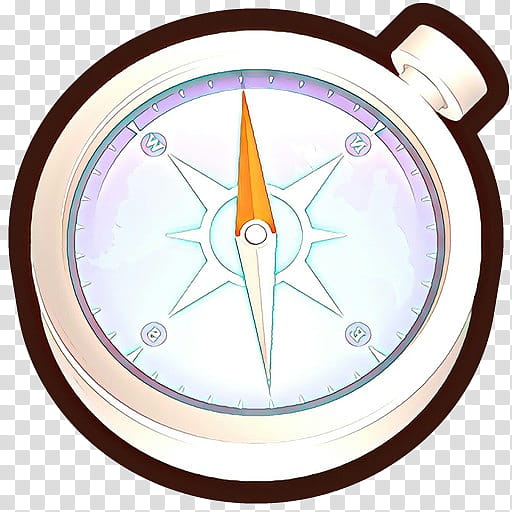 compass clock, Cartoon transparent background PNG clipart