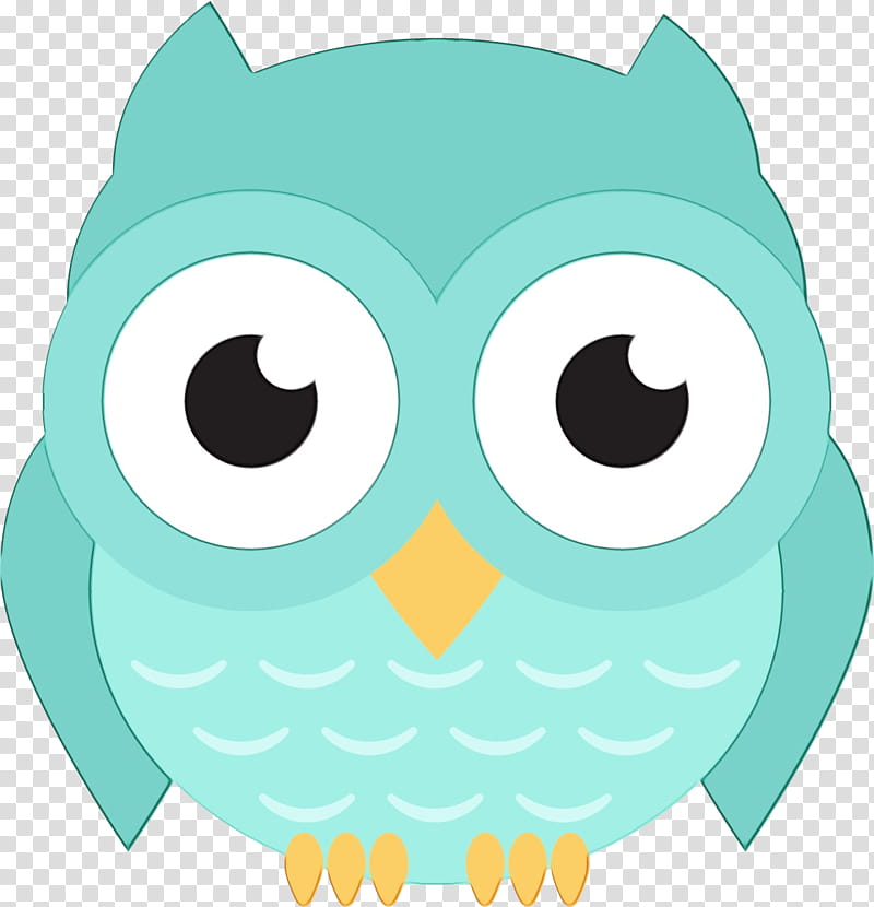 Autumn, Owl, Beak, Owl, Cuteness, Green, Turquoise, Aqua transparent background PNG clipart