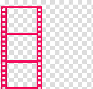 red film strip transparent background PNG clipart