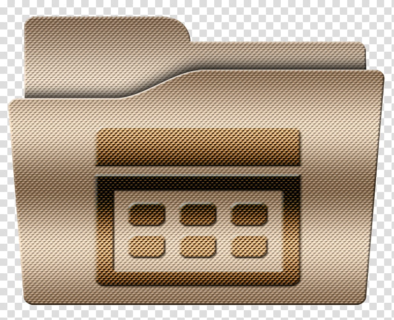 Khaki fiber folder, gold folder icon transparent background PNG clipart