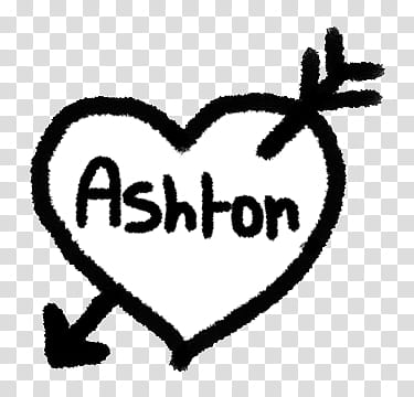 SOS Special sofW, white and black Ashton text inside heart with arrow illustration transparent background PNG clipart