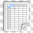 Oxygen Refit, x-office-spreadsheet, sheet application transparent background PNG clipart