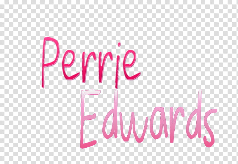 Perrie Edwards name transparent background PNG clipart