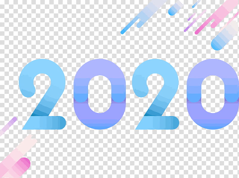 happy new year 2020 new years 2020 2020, Text, Azure, Line, Logo, Electric Blue, Number transparent background PNG clipart