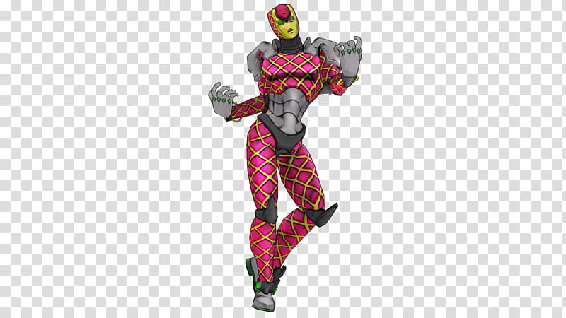 Low poly King Crimson JOJO-A-GOGO pose gif by Trevmarvel08 on DeviantArt