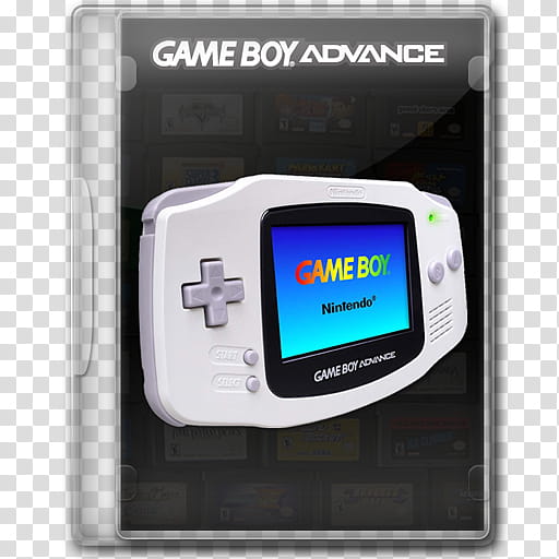 Console Series, white Game Boy Advance case screenshot transparent background PNG clipart