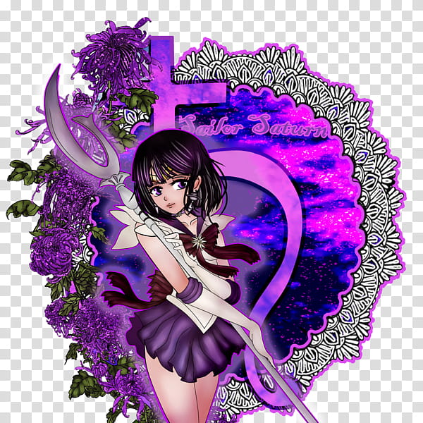 Sailor Saturn transparent background PNG clipart