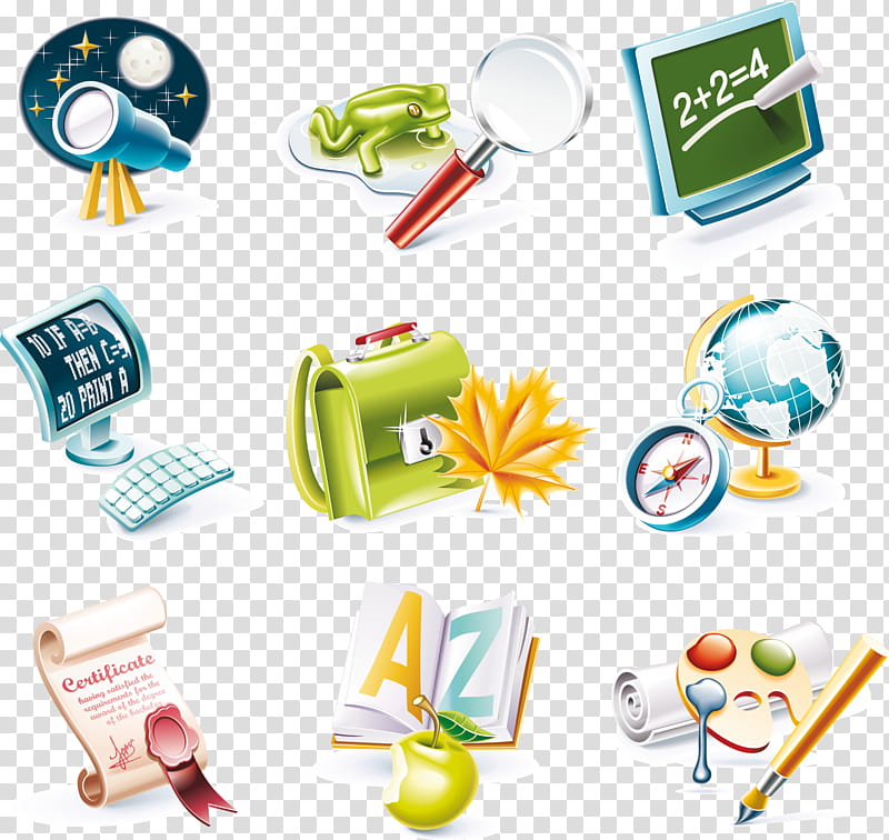 Creative d Set transparent background PNG clipart