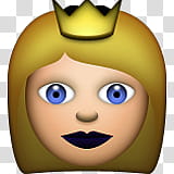 Emojis Editados, queen emoji illustration transparent background PNG clipart