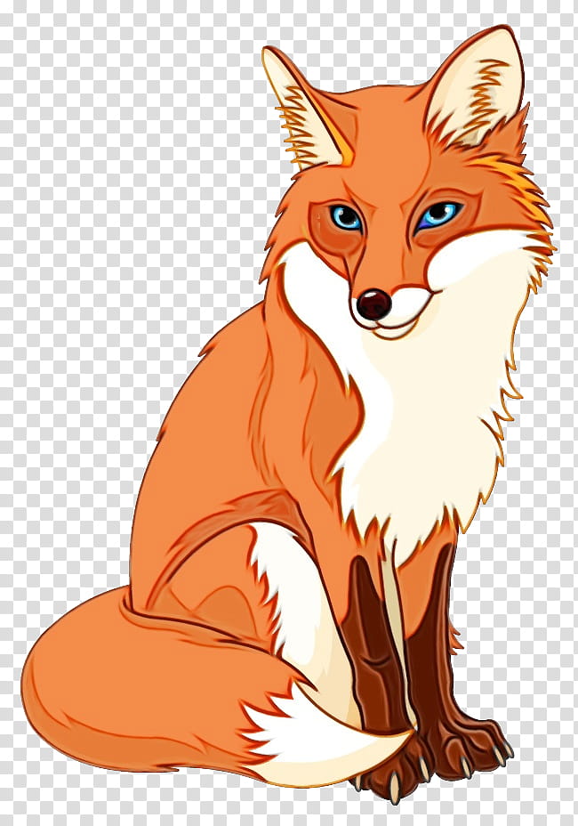 Wolf Drawing, Cartoon, Fox, RED Fox, Swift Fox, Wildlife, Tail, Snout  transparent background PNG clipart