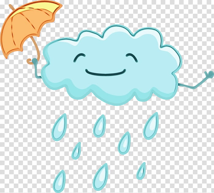 Rain Cloud Drawing Weather Transparency, Watercolor, Paint, Wet Ink, Drop, Season, Cartoon, Silhouette transparent background PNG clipart