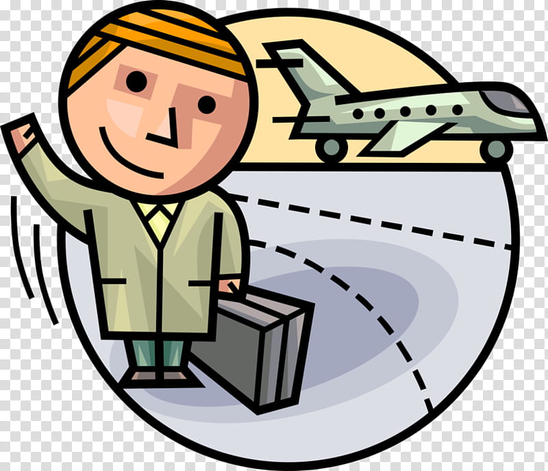 Travel Passenger, Airplane, Air Travel, Aircraft, Airport, Airline, Cartoon, Pleased transparent background PNG clipart