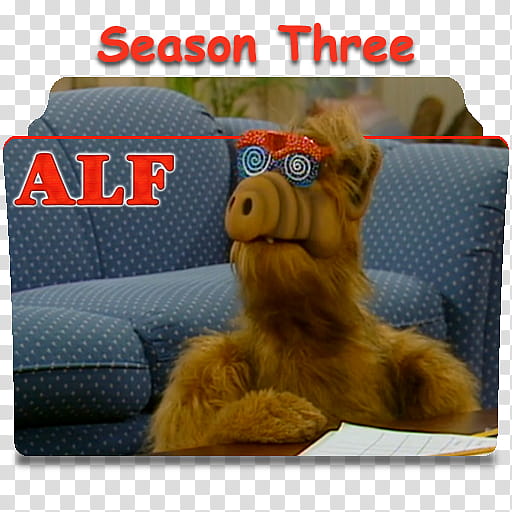 ALF series and season folder icons v, Alf S ( transparent background PNG clipart