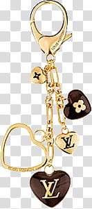 All that glitters , gold Louis Vuitton keychain transparent