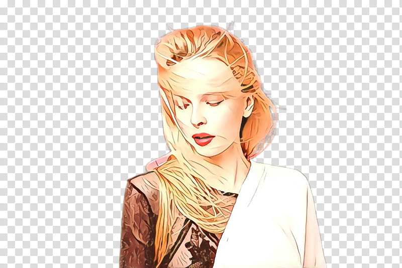 hair face hairstyle blond beauty, Cartoon, Skin, Chin, Long Hair, Forehead, Ear transparent background PNG clipart