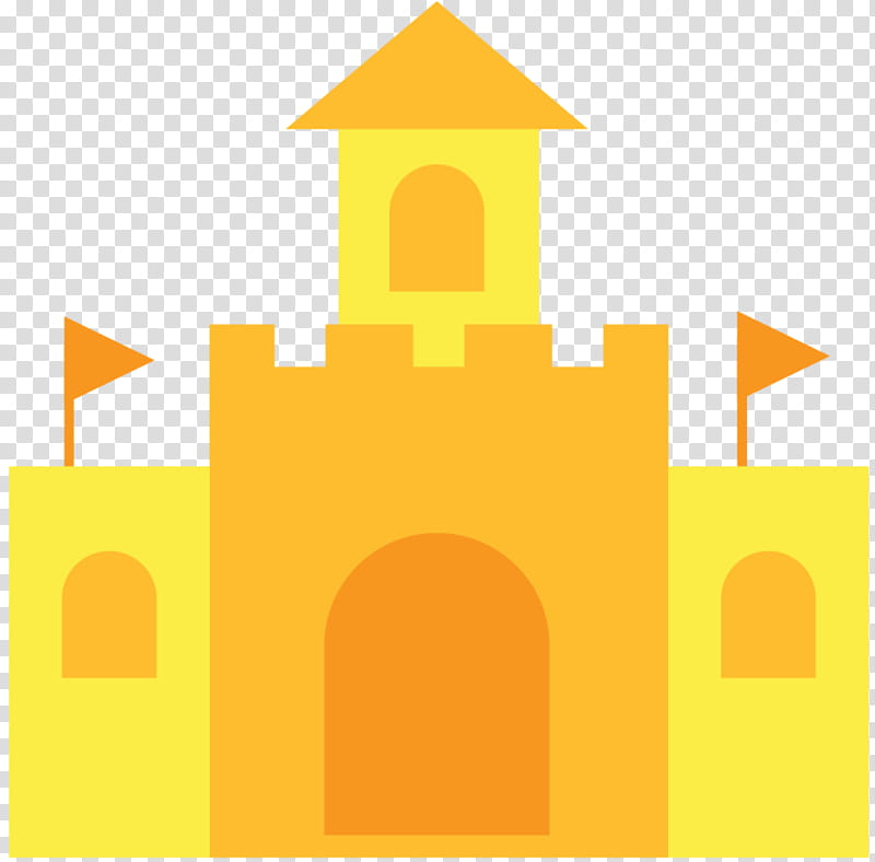 Church, Sand Art And Play, Drawing, Flat Design, Yellow, Arch, Architecture, Line transparent background PNG clipart