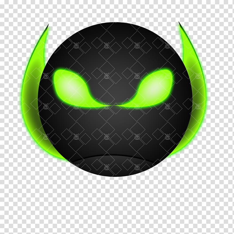 LOGO Gamer ForSale, green eyed alien character transparent background PNG clipart