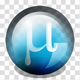uTorrent Dock Icons , utorrent_blue__shdw, uTorrent logo transparent background PNG clipart