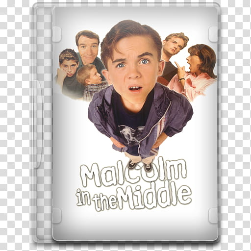 TV Show Icon , Malcolm in the Middle, Malcolm in the Middle DVD case screenshot transparent background PNG clipart
