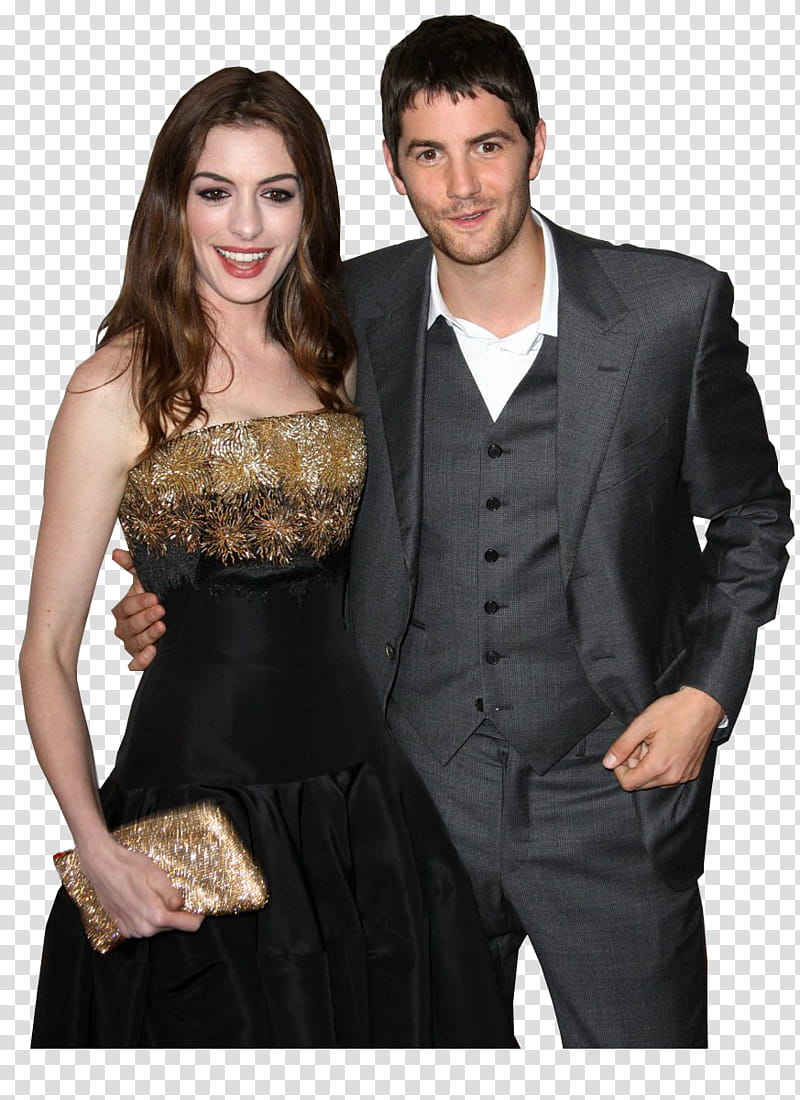 Anne Hathaway Red Carpet transparent background PNG clipart