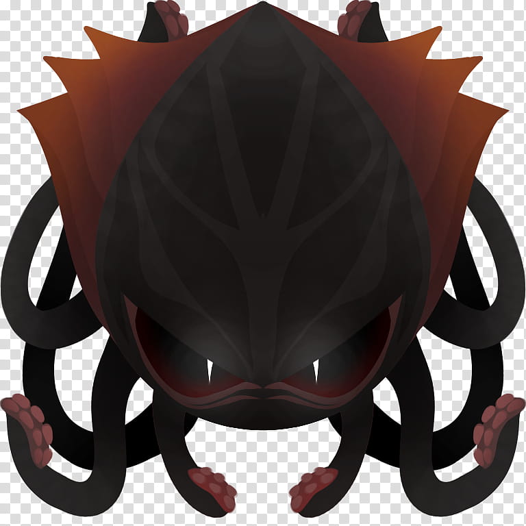 MOPE.IO red and black kraken skin HD, black and red Spider illustration transparent background PNG clipart
