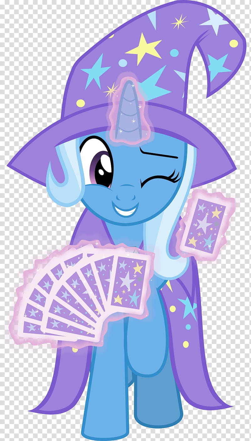 MLP Trixie Lulamoon, blue My Little Pony illustration transparent background PNG clipart