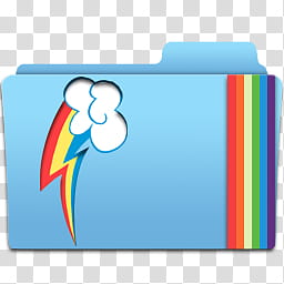 Pony Places Icons for Windows Mac Linux v  , folder rainbow transparent background PNG clipart