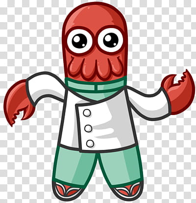 Dr. Zoidberg is my hero transparent background PNG clipart
