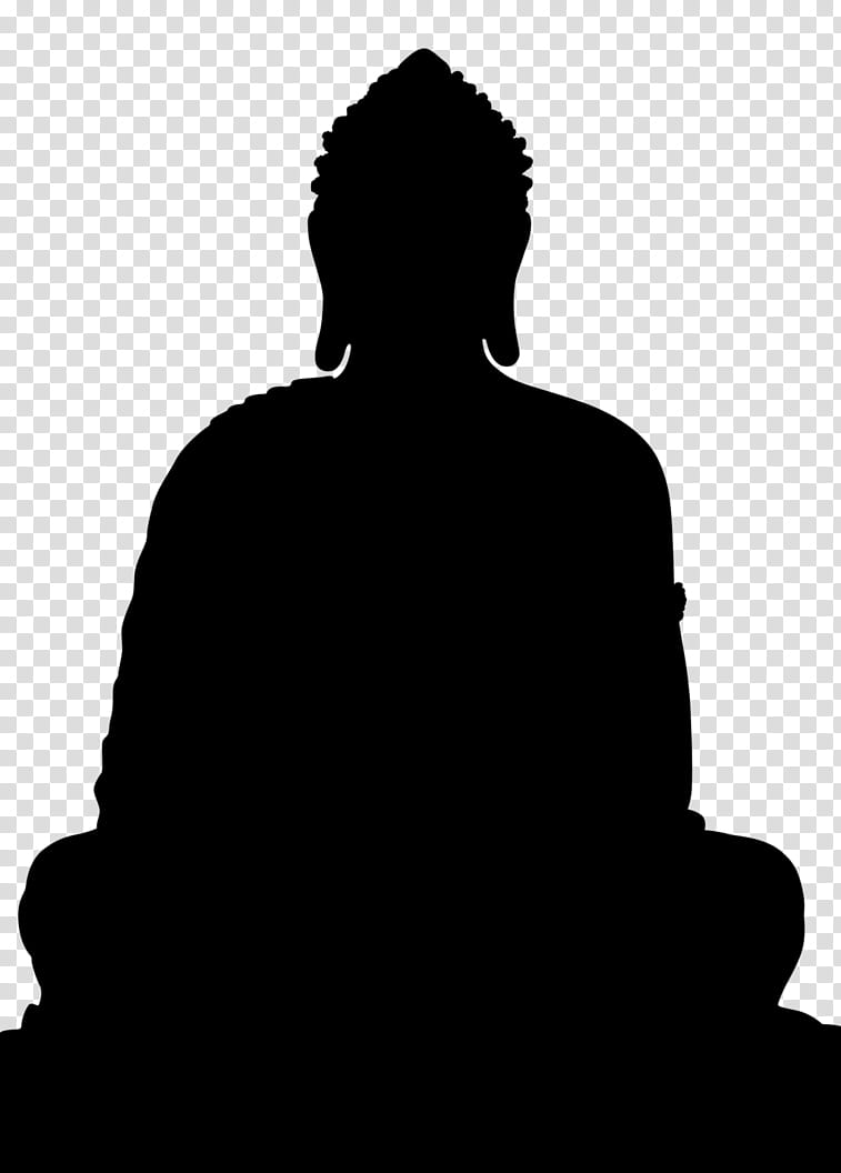 Buddha, Silhouette, Buddhism, Playwright, Sitting, Meditation, Temple transparent background PNG clipart