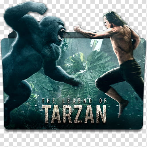 The Legend of Tarzan  Folder Icon , The Legend of Tarzan v transparent background PNG clipart