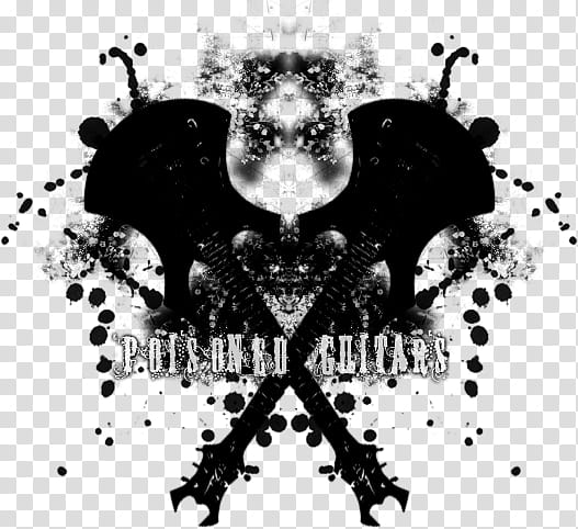 Crazy Guitars, poisoned guitars illustration transparent background PNG clipart