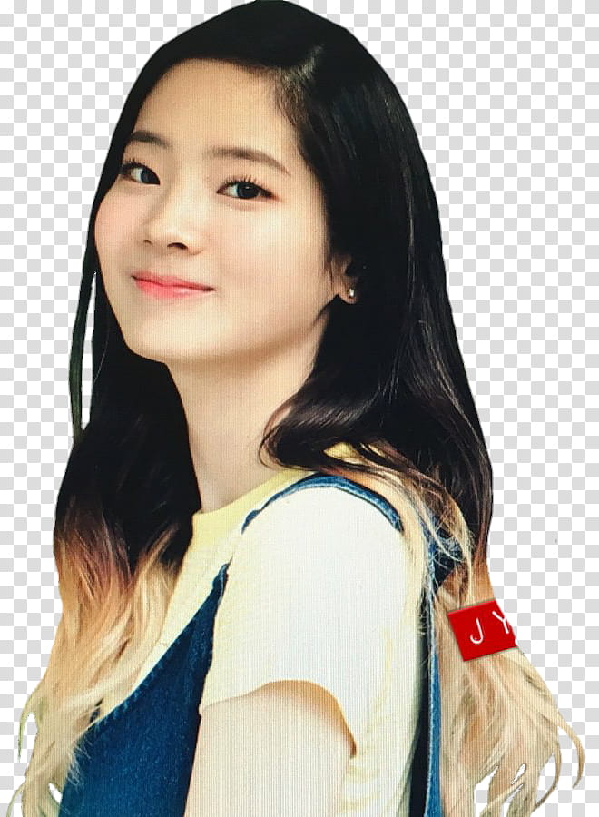 TWICE Beautiful st Teaser, woman wearing blue overalls transparent background PNG clipart