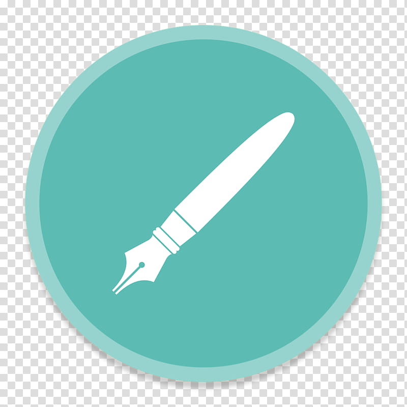 Button UI App One, white pen icon transparent background PNG clipart