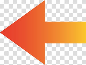 left arrow arrow, Orange, Yellow, Line, Material Property, Paper, Logo, Paper Product transparent background PNG clipart thumbnail