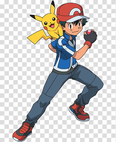 Pokemon, Pokemon Ash and Pikachu transparent background PNG clipart