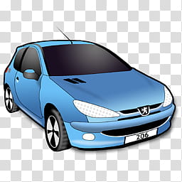 Peugeot  Icon , peugeot__blue, blue Peugeot -door hatchback art transparent background PNG clipart