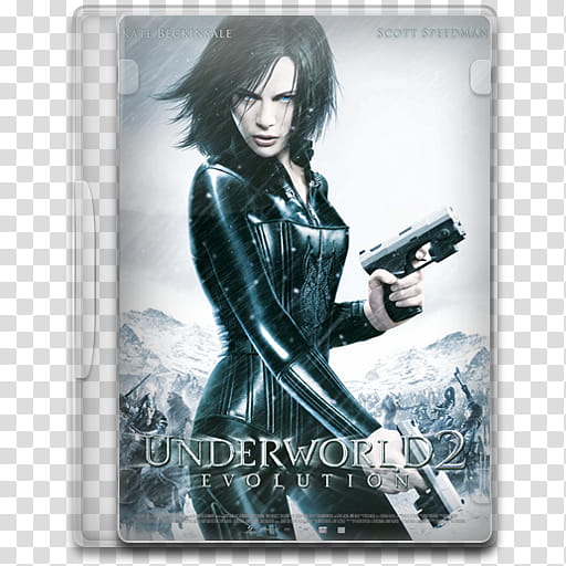 Movie Icon , Underworld, Evolution, Underworld Evolution  DVD case transparent background PNG clipart