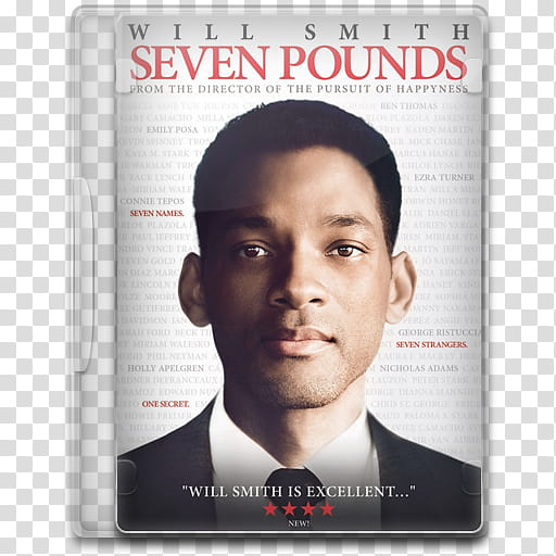 Movie Icon , Seven Pounds, Seven Pounds DVD case transparent background PNG clipart