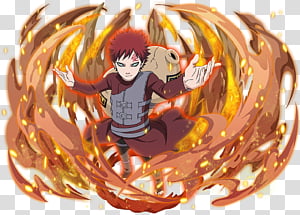 Naruto Shippuden Gaara da areia Kazekage chibi toy cute ilustração artes  gráficas desenho fofinho pack de imagens design png