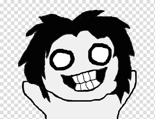YAY Jeff The Killer, smiling boy transparent background PNG clipart