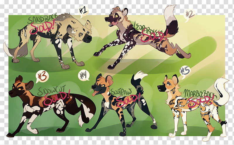 African Wild Dog Adopts SOLD, African Wild dog illustration transparent background PNG clipart