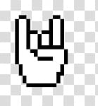 Pixel, black and white human hand sign transparent background PNG clipart Pixel, black and white human hand sign transparent background PNG clipart