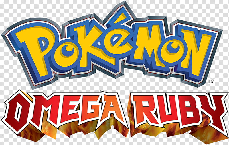 Logo Pokemon Omega Ruby, Pokemon Omega Ruby logo transparent background PNG clipart