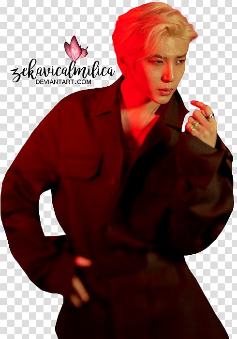 VIXX Eau de VIXX, man wearing black coat transparent background PNG clipart