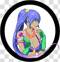 Arcade Sona Pixel Art (with pink ward) transparent background PNG clipart