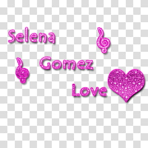 Texto de selena gomez transparent background PNG clipart thumbnail